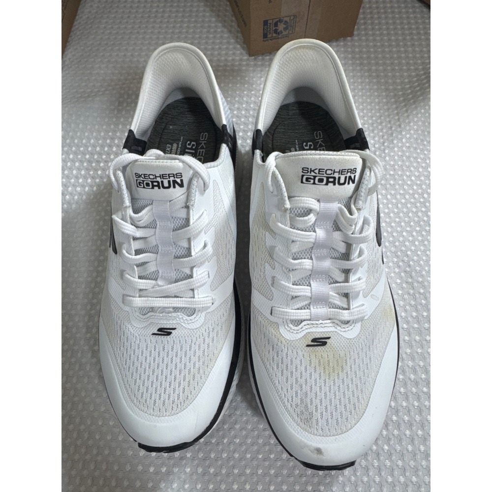 Skechers Running Shoes Mens 10 GoRun Max Cushioning White Running 220526WW